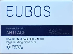 Eubos Anti Age Hyaluron Repair Filler Night Cream, 50ml