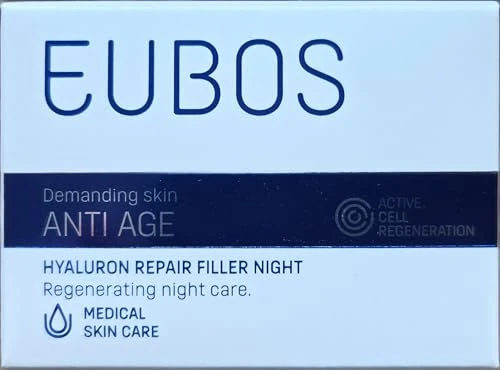 Eubos Anti Age Hyaluron Repair Filler Night Cream, 50ml