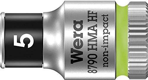 Wera 8790 HMA HF Zyklop Außensechskant Steckschlüssel 1/4", 5x23mm