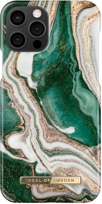 iDeal of Sweden Fashion Case für Apple iPhone 12/12 Pro Golden Jade Marble