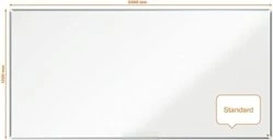 Nobo Whiteboard Premium Plus Stahl