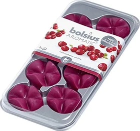Bolsius Aromatic Wax Melts Wild Cranberry Duftwachs, 8 Stück