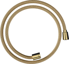Hansgrohe AXOR ShowerSolutions Textilbrauseschlauch 1.25m mit konischer und zylindrischer Mutter polished gold optic