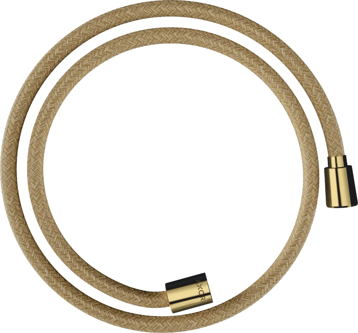 Hansgrohe AXOR ShowerSolutions Textilbrauseschlauch 1.25m mit konischer und zylindrischer Mutter polished gold optic