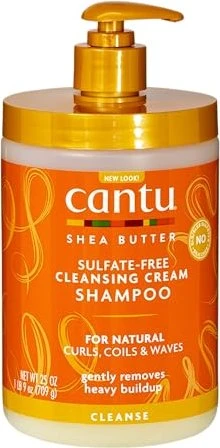 Cantu Shea Butter Natural Hair Cleansing Cream Shampoo, 709ml