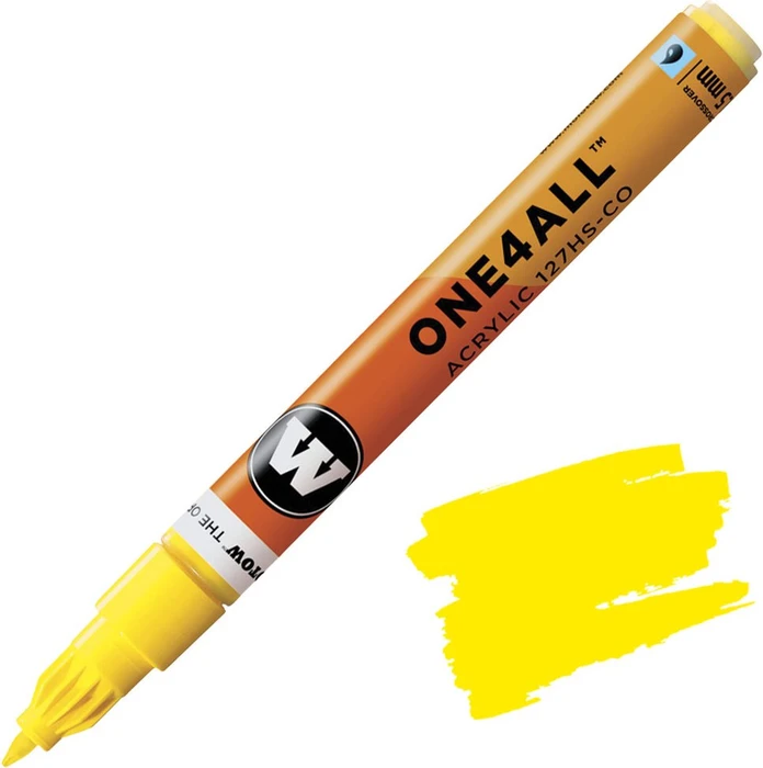 Molotow ONE4ALL 127HS-CO 1.5mm Acrylmarker zinkgelb