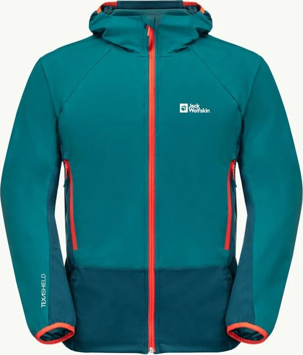 Jack Wolfskin Eagle Peak II Hoody Funktionsjacke bay blue (Herren)