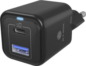 RaidSonic Icy Box IB-PS1020-PD 2-Port USB 20W Ladegerät schwarz