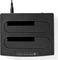 Nedis Dual Bay HDD Docking Station, 2x 2.5"/3.5", USB-B 3.0 Vorschaubild