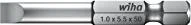 Wiha Professional 7040 Z Schlitz Bit 1/4", 6.5x70mm, 1 Stück