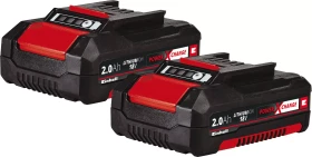 Einhell Power X-Change Werkzeug-Akku 18V, 2.0Ah, Li-Ionen, 2 Akkus [4.0Ah] [72Wh]