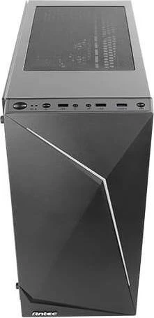 Antec NX300, schwarz, Glasfenster