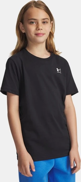 Under Armour Sportstyle Funktionsshirt kurzarm schwarz/weiß (Junior)