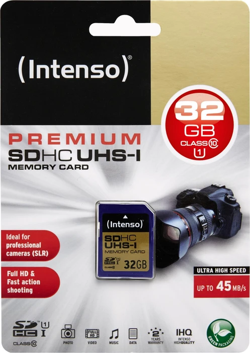 Intenso Premium R45 32GB, UHS-I U1, Class 10