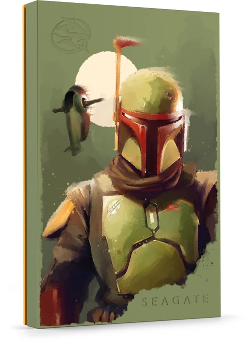 Seagate FireCuda Gaming HDD - Boba Fett Special Edition, 2TB, +Rescue, USB 3.0 Micro-B