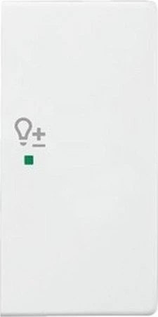 Busch-Jaeger Wippe 2-fach mit Symbol "Dimmer", alpinweiß