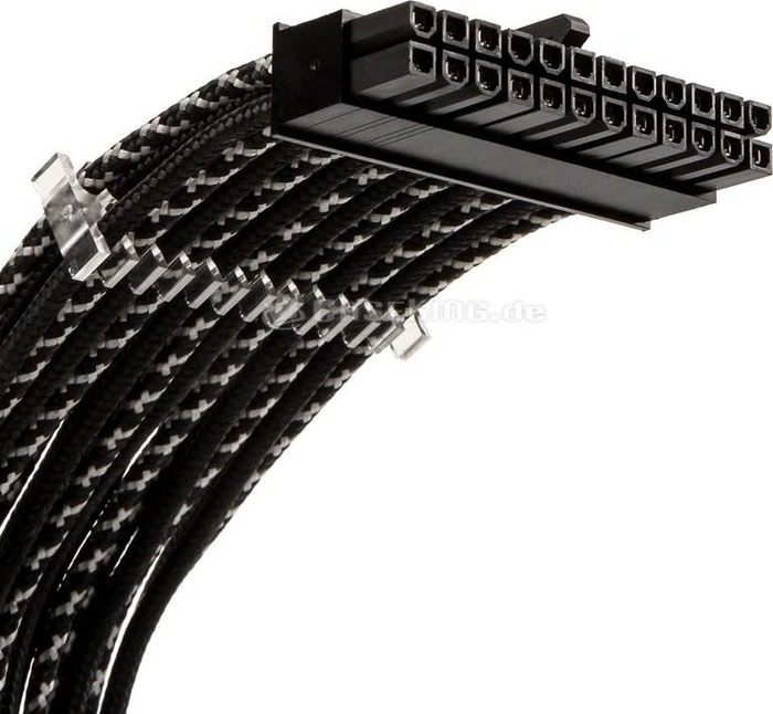 Phanteks Verlängerungskabel Kit für Netzteile, X-Muster schwarz/silber, 500mm