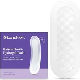 Lansinoh Kaiserschnitt-Hydrogel-Pads, 2 Stück