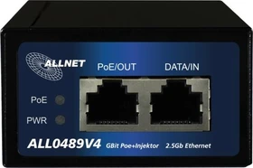 Allnet Desktop 2.5G PoE-Injektor, 2x RJ-45, 30W PoE+ (ALL0489V4 / 175246)