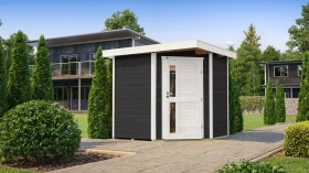 Weka 229 A 209x205cm Gartenhaus anthrazit