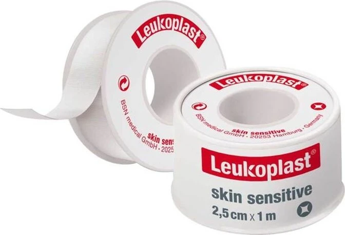 BSN medical Leukoplast skin sensitive weiß, 2.5cm x 1m, 1 Stück