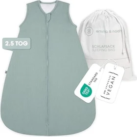Emma & Noah Ganzjahresschlafsack Gr.90, 2.5TOG essential mint