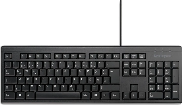 Kensington KB100 EQ, schwarz, USB, DE