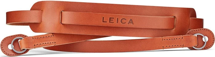 Leica Tragriemen mit Schulterstück cognac