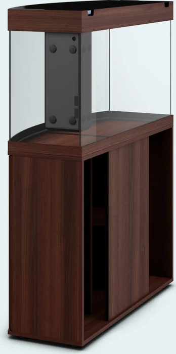 Juwel Vision 180 LED Aquarium-Set mit Unterschrank, dunkles Holz/dunkles Holz, 180l