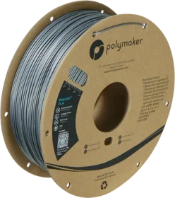 Polymaker PolyLite PLA, Steel Grey, Spule, 1.75mm, 1.00kg