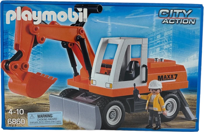 playmobil City Action Schaufelbagger mit Räumschild