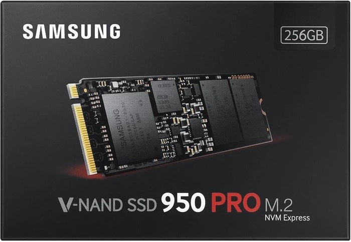 Samsung SSD 950 PRO 256GB, M.2 2280 / M-Key / PCIe 3.0 x4