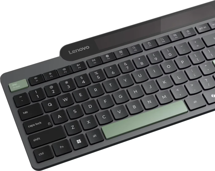 Lenovo 800 Self-Charging Bluetooth Keyboard, schwarz, Bluetooth, US