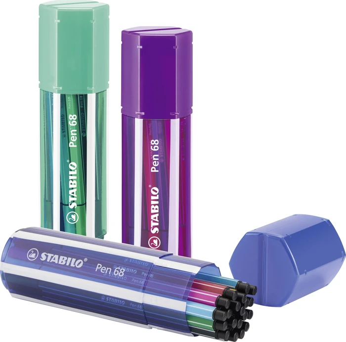 STABILO Pen 68 sortiert, 20er-Set, Big Pen Box