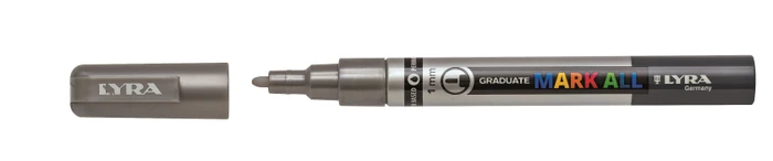 Lyra Graduate Mark All Permanentmarker 1mm silber