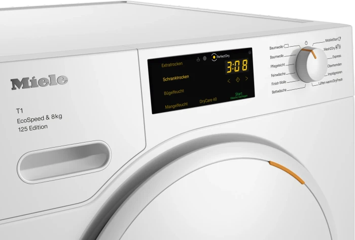 Miele T1 TWC660WP EcoSpeed & 8kg 125 Edition Wärmepumpentrockner