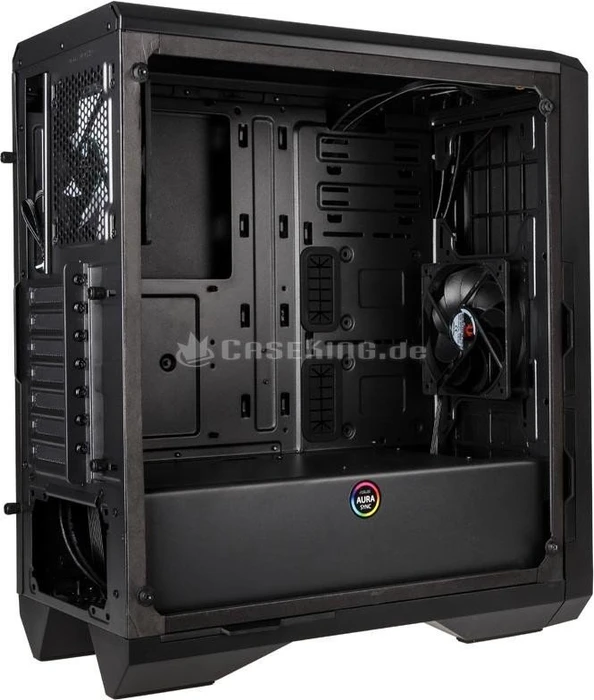 BitFenix Enso RGB, schwarz, Glasfenster