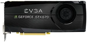 EVGA GeForce GTX 670 FTW, 2GB GDDR5, 2x DVI, HDMI, DP
