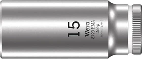 Wera 8790 HMA Deep Außensechskant Steckschlüssel 1/4", 15x50mm