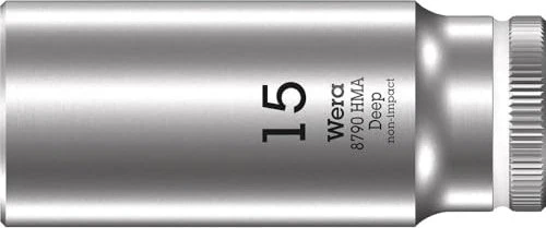 Wera 8790 HMA Deep Außensechskant Steckschlüssel 1/4", 15x50mm