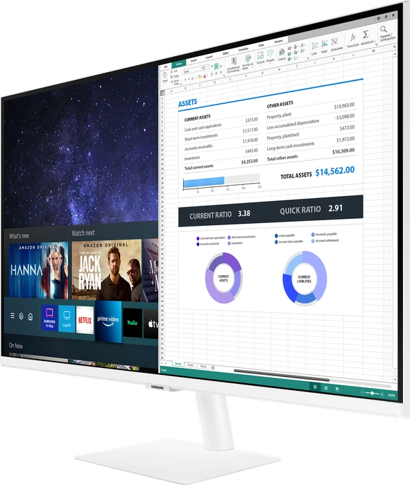 Samsung Smart Monitor M5 M50A, weiß, 31.5"