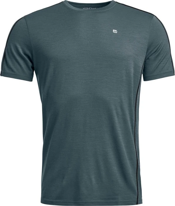 Ortovox 185 Rock'N'Wool Funktionsshirt kurzarm dark arctic grey (Herren)