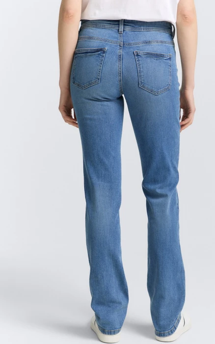 Tom Tailor Alexa Straight Jeans mit Bio-Baumwolle Jeans light stone bright blue denim (Damen)