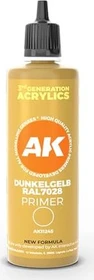AK-Interactive 3rd Gen Acrylic Colors dark yellow surface primer, 100ml