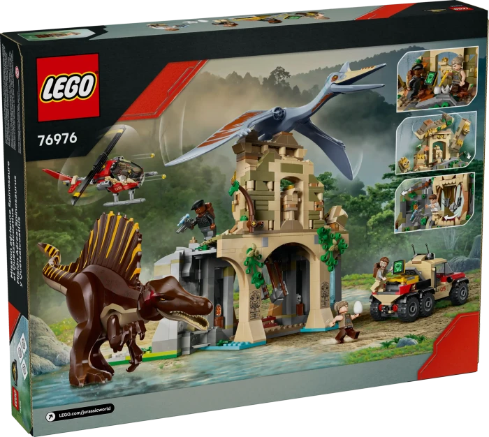 LEGO Jurassic World - Spinosaurier & Quetzalcoatlus: Hubschrauber-Einsatz