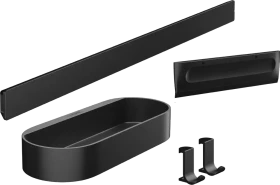 Hansgrohe WallStoris Duschset mattschwarz