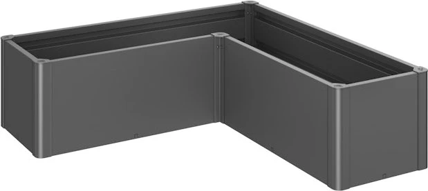 Biohort Pflanzbeet Belvedere L150Mini Hochbeet 152x152cm dunkelgrau-metallic