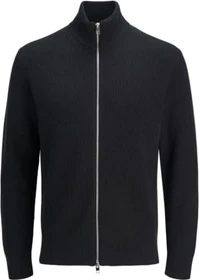 Jack & Jones Perfect Knit Zip Strickjacke schwarz (Herren)