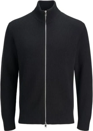 Jack & Jones Perfect Knit Zip Strickjacke schwarz (Herren)