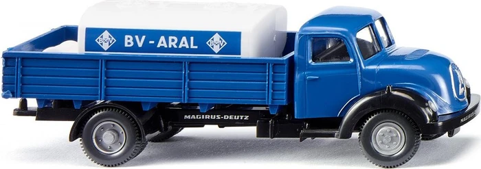 Wiking Pritschen-Lkw mit Aufsatztank Magirus Sirius Aral